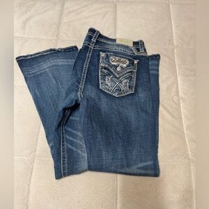 Miss Me Blue Flare & Wide Leg Jeans